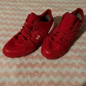 Y3 luxury adidas red size 7